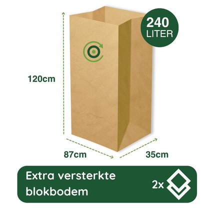 Composteerbare GFT containerzakken 240 liter [30 stuks]